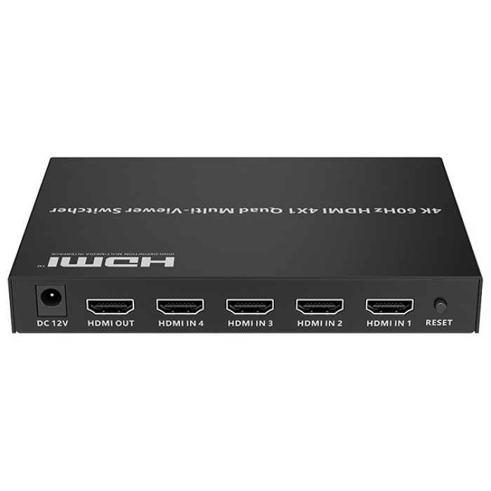 Переключатель HDMI Lenkeng LKV401MV-4K60Hz-V2.0 (4K@60Hz, 4x1)