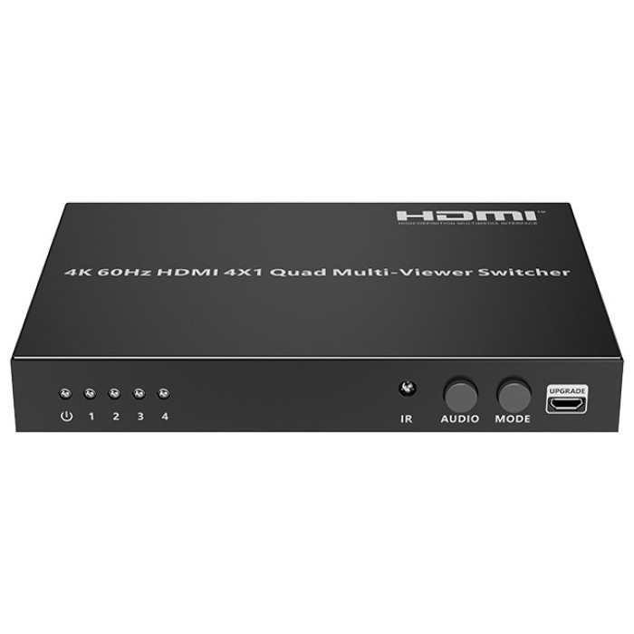 Переключатель HDMI Lenkeng LKV401MV-4K60Hz-V2.0 (4K@60Hz, 4x1)