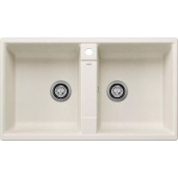 Blanco Zia 9 накладная 86х50х19 см, гранит, тон мягкий белый