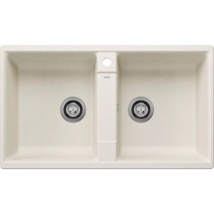 Blanco Zia 9 накладная 86х50х19 см, гранит, тон мягкий белый