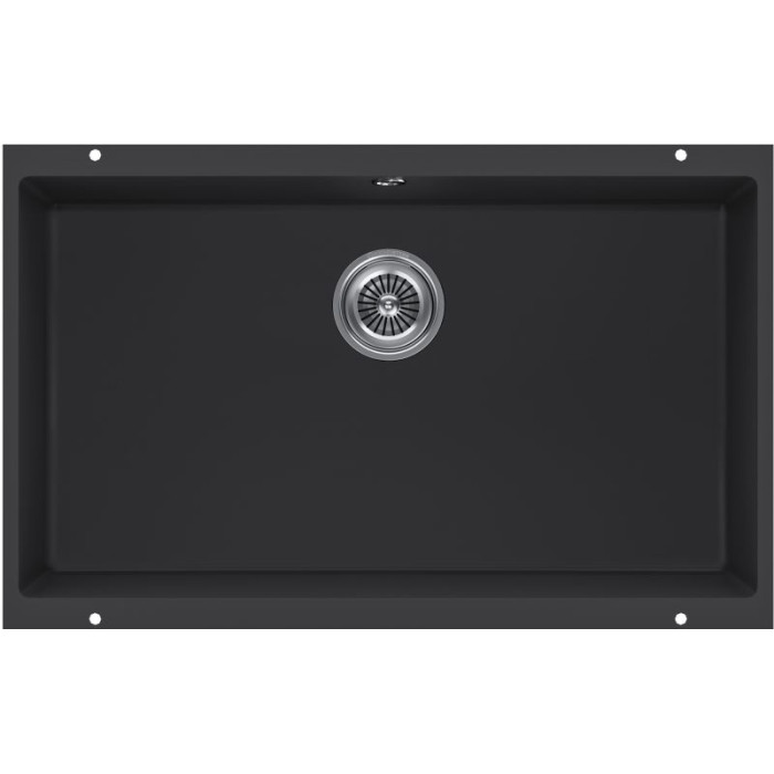 KuchenStern UNDER 80 Ku-Granit 103BL10 подстольная 73х46х19 см, гранит, тон черный