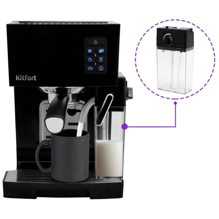 Кофеварка Kitfort KT-743 черный