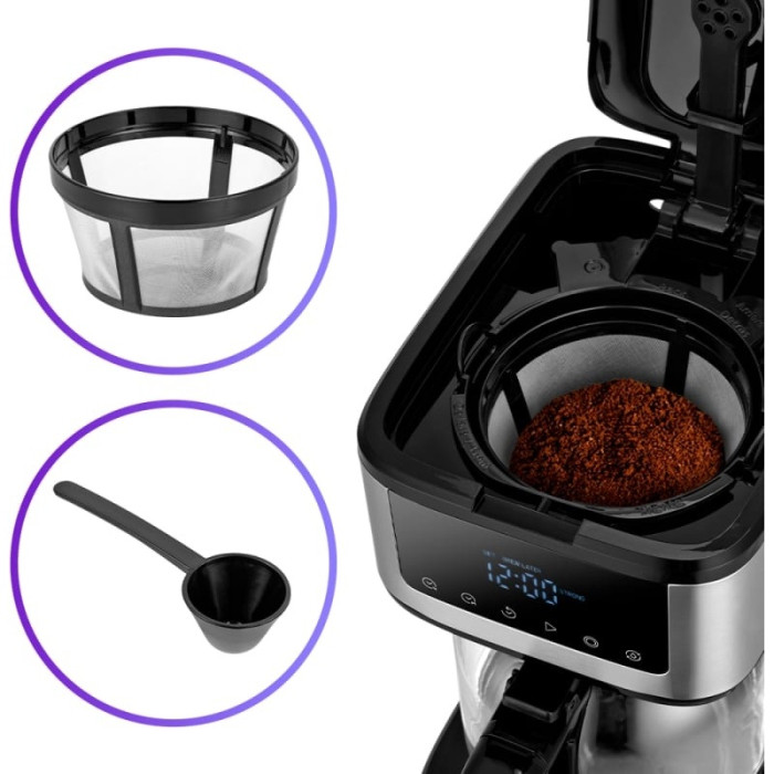 Кофеварка Kitfort КТ-7181 черный