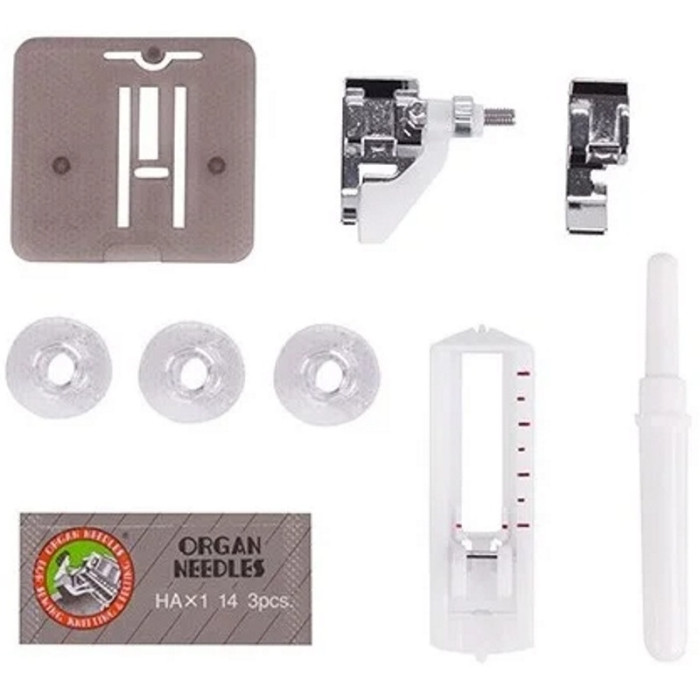 Janome XV-5 белый, фиолетовый