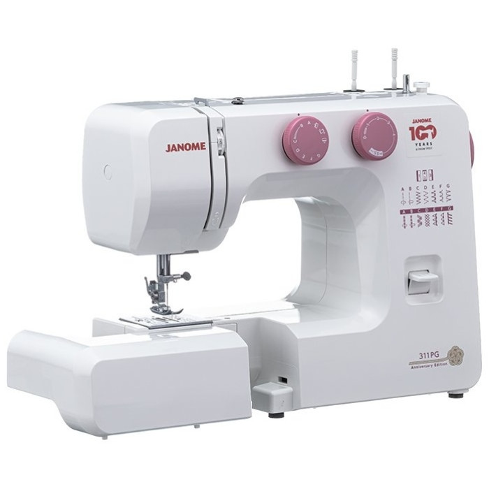 Janome 311PG Anniversary Edition белый, розовый