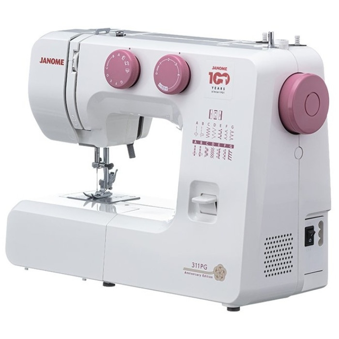 Janome 311PG Anniversary Edition белый, розовый