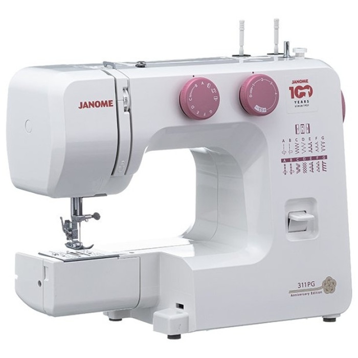 Janome 311PG Anniversary Edition белый, розовый
