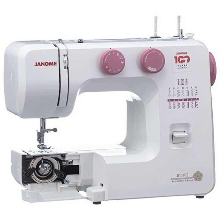 Janome 311PG Anniversary Edition белый, розовый