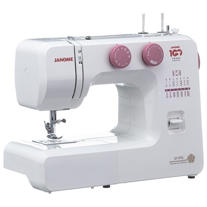 Janome 311PG Anniversary Edition белый, розовый