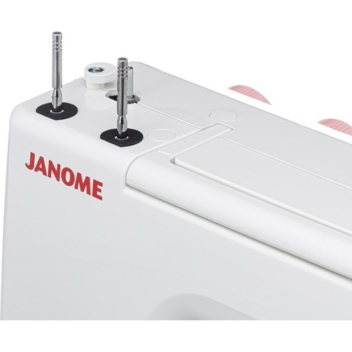 Janome Pink 25 белый, розовый