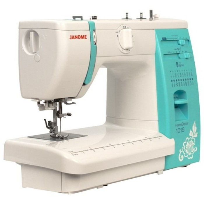 Janome HomeDecor 1019 белый, синий