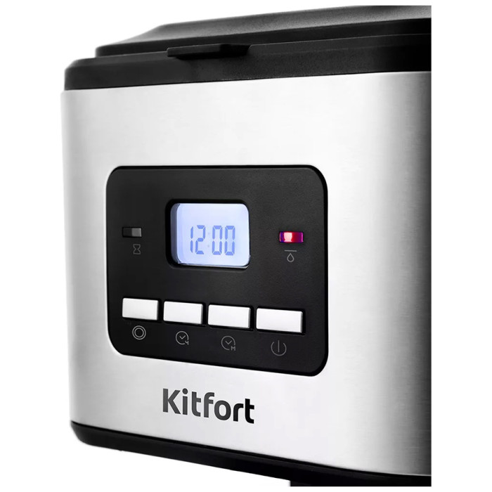 Кофеварка Kitfort КТ-719 серебристый