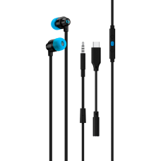 LOGITECH G333 Wired Gaming Earphones - BLACK - 3.5 MM<br>
