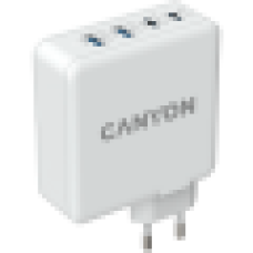 CANYON H-100, GAN 100W charger Input:100V-240V Output: USB-C1/C2: 5V 3A, 9V 3A, 12V 3A, 15V 3A, 20V 5A USB-A 1/A2, 4.5V/5A, 5V/4.5A, 9V/3A, 12V/2.5A, 20V/1.5A C1+C2, 65W + 30W, C1+A1, 65W + 30W, C1+A2, 65W + 30W, C1+A1+A2, 65W<br>