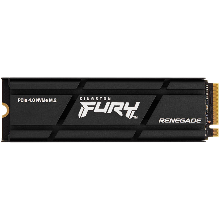 Kingston FURY Renegade 4TB SSD with Heatsink, M.2 2280, PCIe 4.0 NVMe, Read/Write 7300/7000MB/s, Random Read/Write: 1000K/1000K IOPS