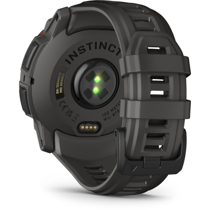 Garmin Instinct 3 Solar 50 мм черно-серый