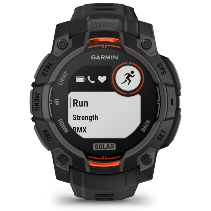 Garmin Instinct 3 Solar 45 мм черный