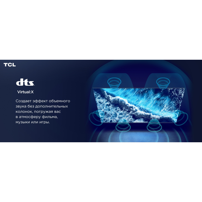 TCL 55C655 140 см черный