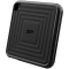 Silicon Power PC60 1TB Portable SSD SATAIII USB 3.2 Gen2 (Type-C) Portable SSD, R/W: up to 540MB/s; 500MB/s, Black<br>