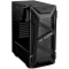 ASUS TUF Gaming GT301 ATX mid-tower compact case with tempered glass side panel, honeycomb front panel, 120mm AURA Addressable RGB fan, headphone hanger and 360mm radiator support<br>