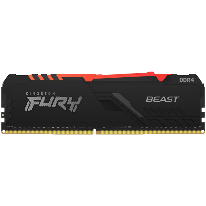 Kingston 16GB 3200MT/s DDR4 CL16 DIMM FURY Beast RGB