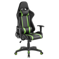 Игровое кресло Eco Estelar Uran, черный, зеленый