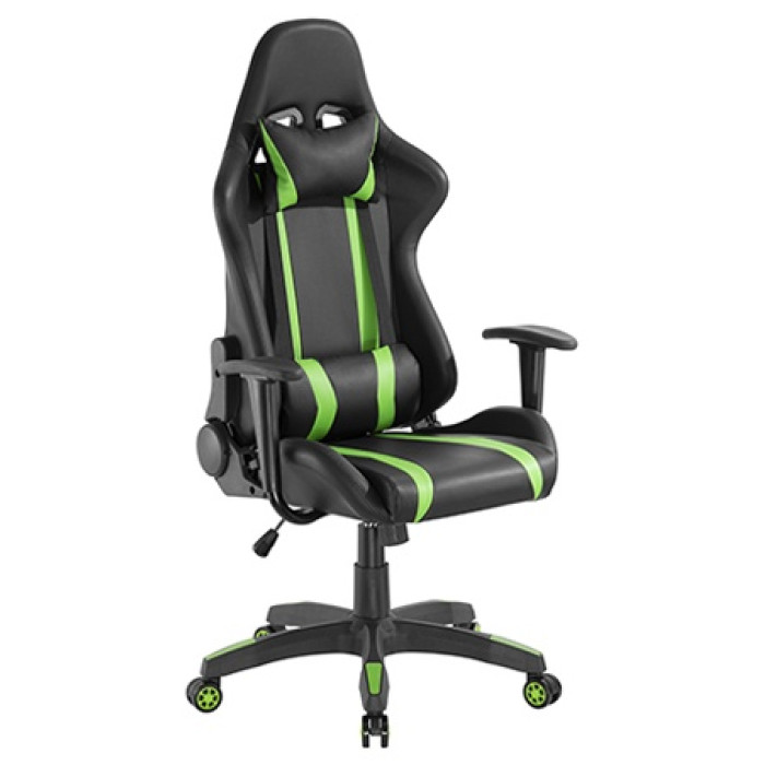 Игровое кресло Eco Estelar Uran, черный, зеленый
