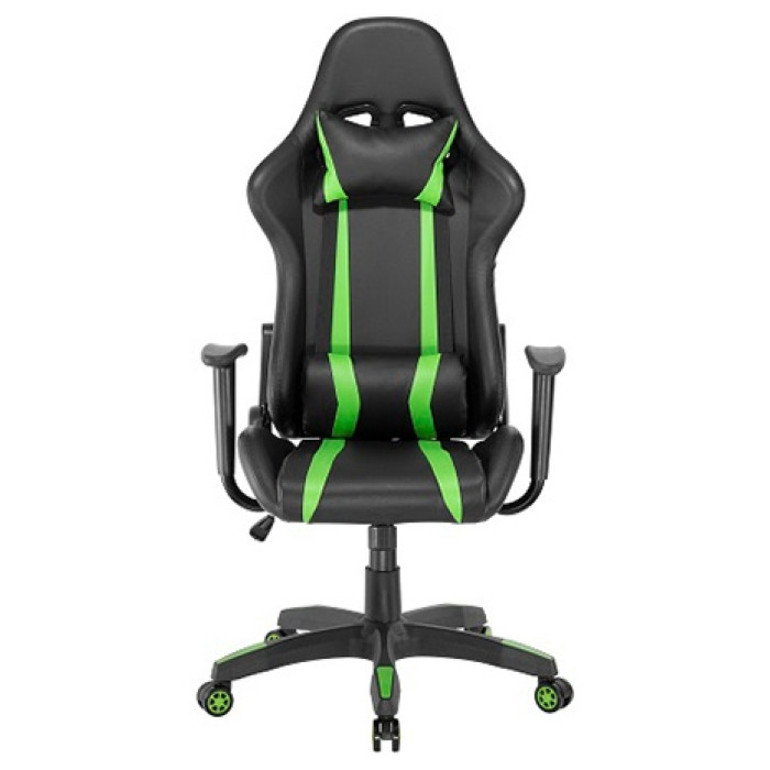 Игровое кресло Eco Estelar Uran, черный, зеленый
