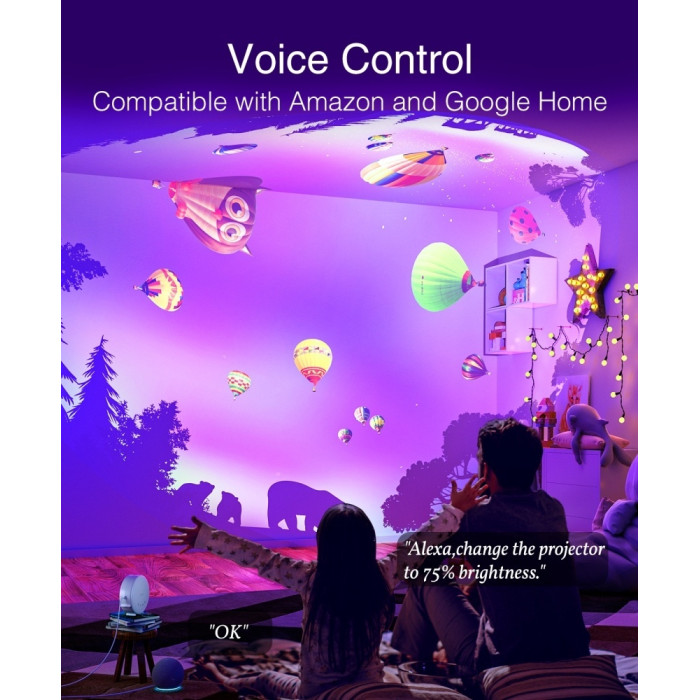 Ночник-проектор LB4, пластик