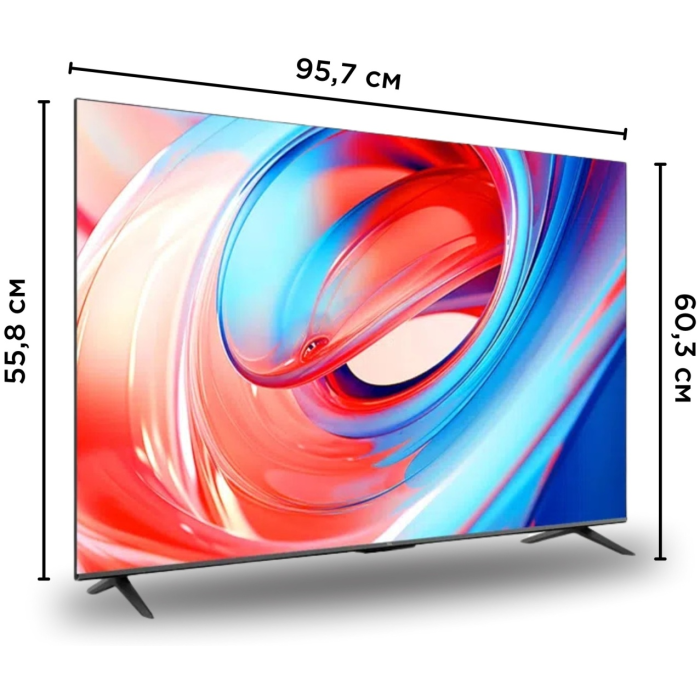 TCL 43V6B 109 см черный