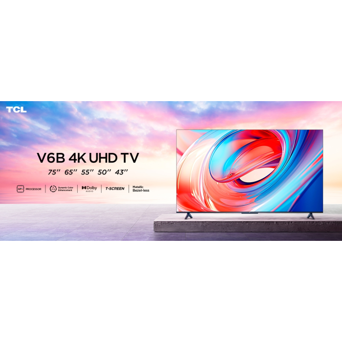 TCL 75V6B 191 см черный