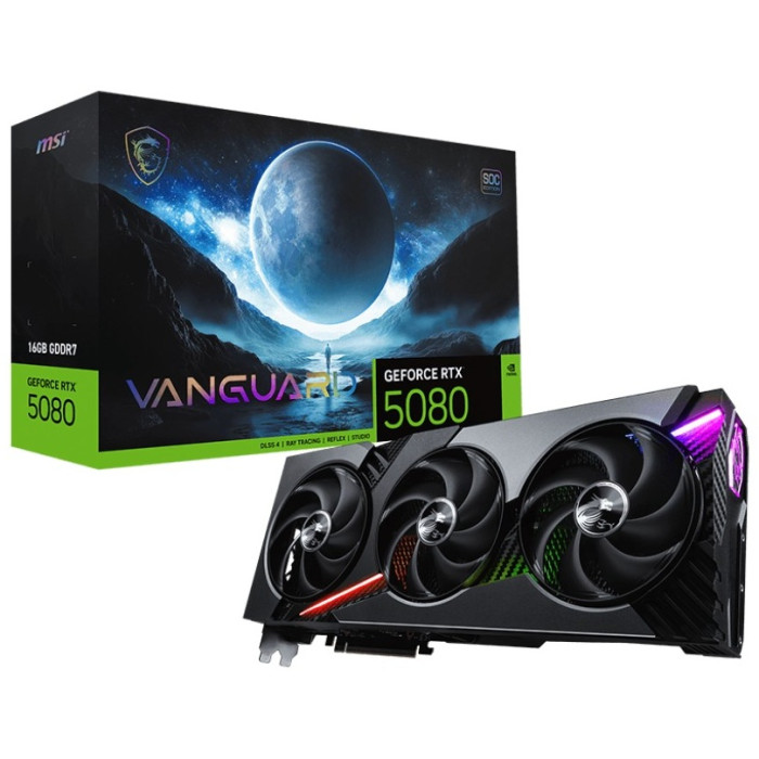 MSI GeForce RTX 5080 16G VANGUARD SOC G5080-16VGS 16 Гб