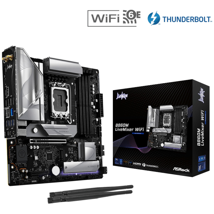 ASRock B860M LIVEMIXER WIFI DDR5