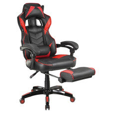 Игровое кресло Eco Estelar Mars, черный, красный