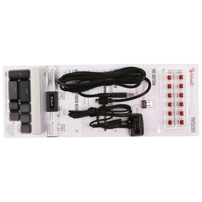 A4Tech WS98 Bloody Grey белый