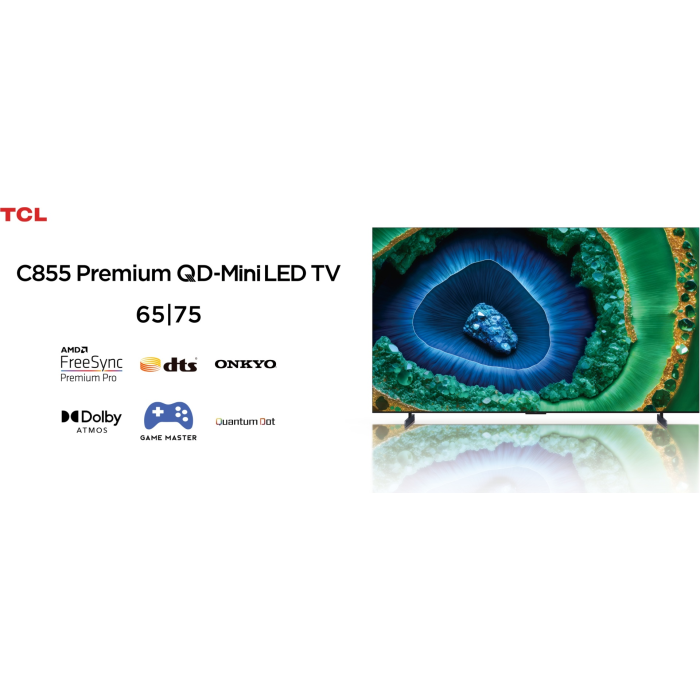 TCL 75C855 191 см черный