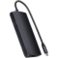 SATECHI USB-C MultiPort Adapter 8K with Ethernet V3 - Midnight<br>