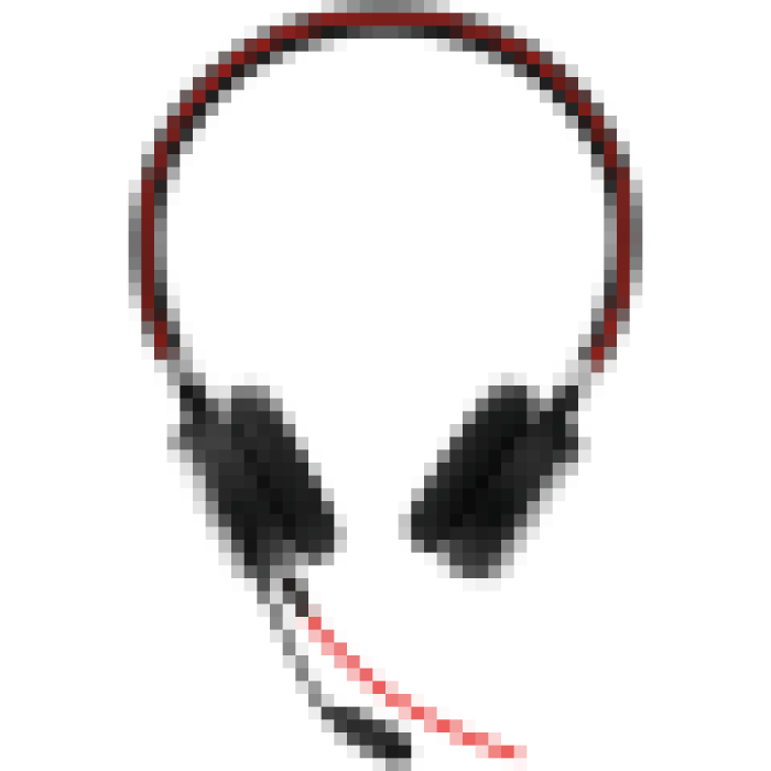 JABRA EVOLVE 40 MS Stereo USB Headband, Noise cancelling, USB and 3.5 jack connectivity, with mute-button and volume control on the cord, Busylight , Discret boomarm, Microsoft optimized<br>