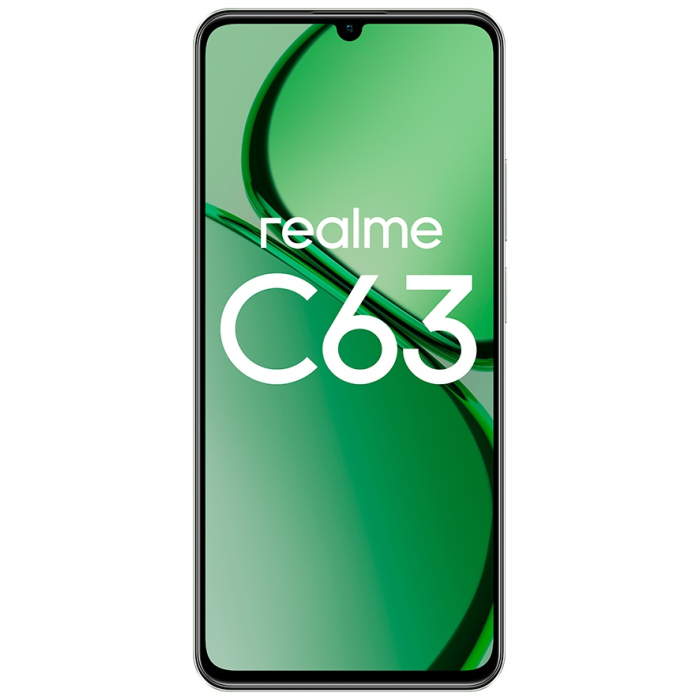 Realme C63 8 ГБ/256 ГБ зеленый