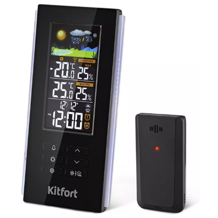 Метеостанция Kitfort КТ-3378 черный