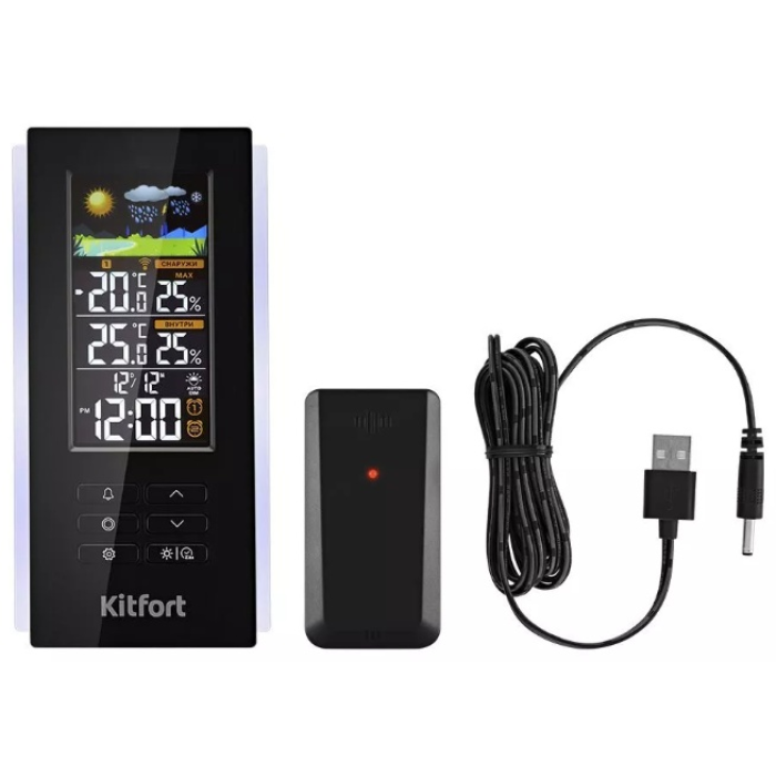 Метеостанция Kitfort КТ-3378 черный