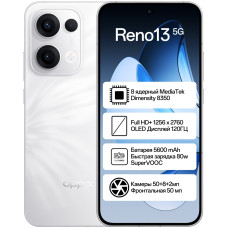 OPPO Reno13 5G 12 ГБ/512 ГБ белый