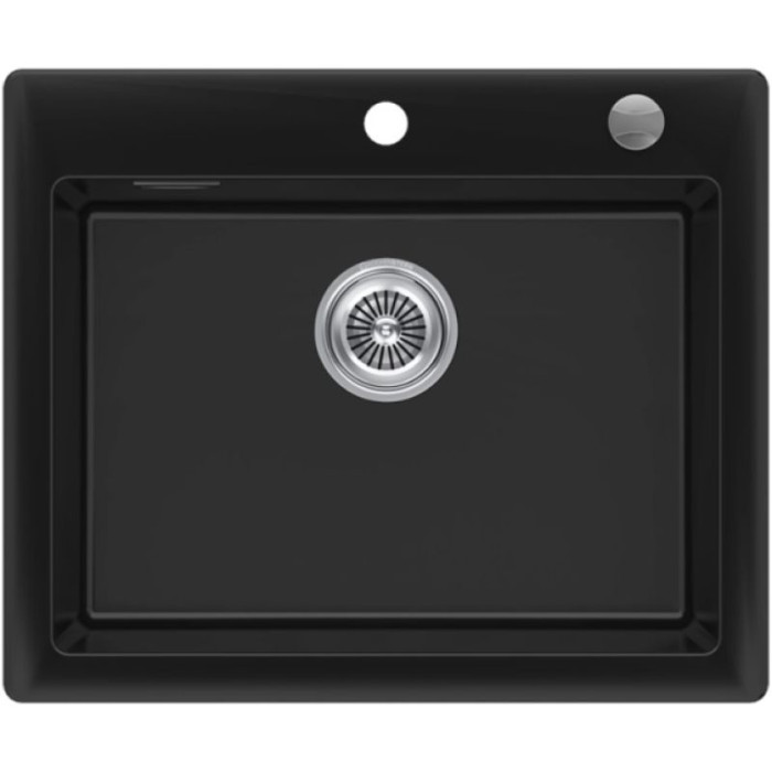 KuchenStern TOPKERAM 60 KeraPlus подстольная 61.5х51х19 см, керамика, тон ультра-черный