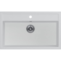 KuchenStern TOP 80 Ku-Granit накладная 80.5х50х19 см, гранит, тон ваниль