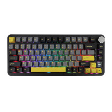 KeyBoard USB, Attack Shark X85Pro, Linear Blueberry switch, 81 keys+1knob+LCD0.85', 2,4/BT/cable,blc