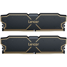 Lexar THOR 32GB DDR5 6000MHz (2x16GB KIT) CL38 DIMM, 1.3V, heatsink, Black