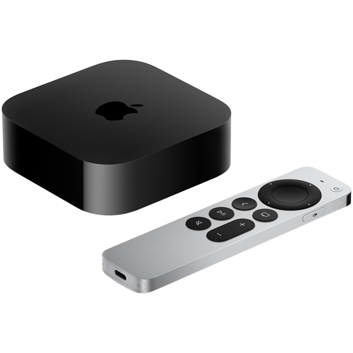 Apple TV 4K Wi‑Fi + Ethernet with 128GB storage, Model A2843<br>