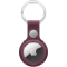 AirTag FineWoven Key Ring - Mulberry<br>