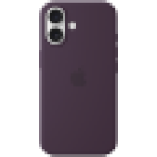 iPhone 16 Silicone Case with MagSafe - Plum,Model A3313<br>