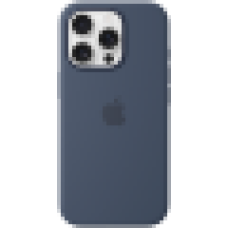 iPhone 16 Pro Silicone Case with MagSafe - Denim,Model A3315<br>
